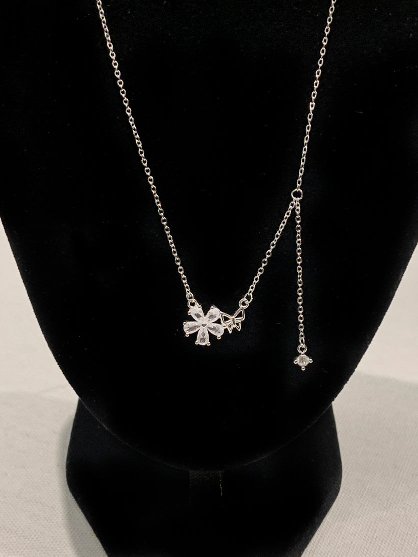 Butterfly Flower Necklace